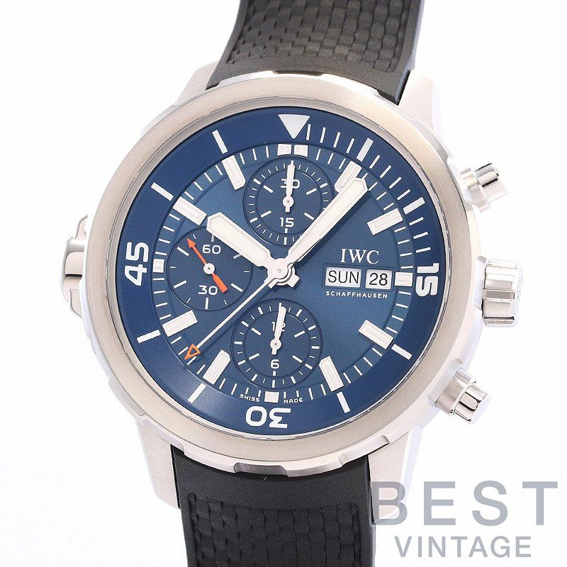 中古】IWC AQUATIMER CHRONOGRAPH EXPEDITION JACQUES-YVES COUSTEAU アイ・ダブリュー・シー  アクアタイマークロノグラフ エクスペディション・ジャック＝イヴ・クストー IW376805｜ヴィンテージブランド｜時計・腕時計の通販サイトBEST  ISHIDA（正規・中古販売店）