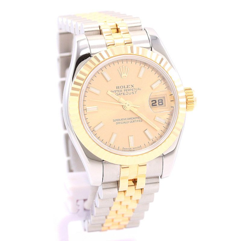 【中古】ROLEX OYSTER PERPETUAL LADY-DATEJUST 26 , ロレックス オイスターパーペチュアル レディ  デイトジャスト 26 , 179173 (M179173-0075)