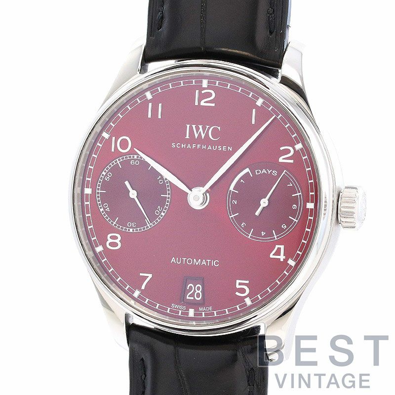 【中古】IWC PORTUGIESER AUTOMATIC 7 DAYS アイ・ダブリュー・シー ポルトギーゼ・オートマティック 7デイズ IW500714