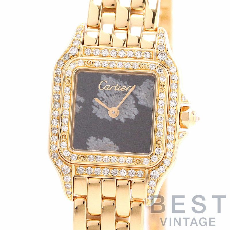 【中古】CARTIER PANTHERE SMALL MODEL NATURAL STONE DIAL カルティエ パンテール SM ナチュラルストーンダイヤル WF3044B9