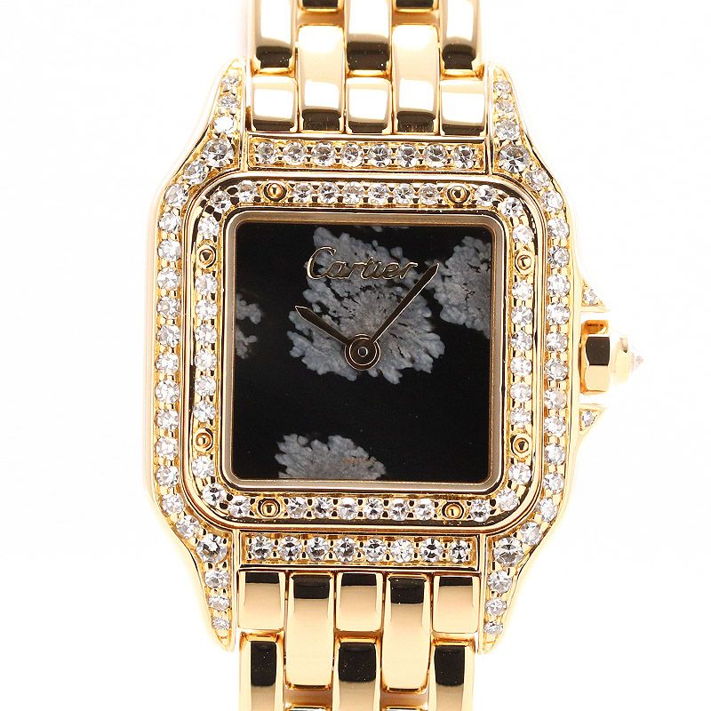 【中古】CARTIER PANTHERE SMALL MODEL NATURAL STONE DIAL カルティエ パンテール SM ナチュラルストーンダイヤル WF3044B9