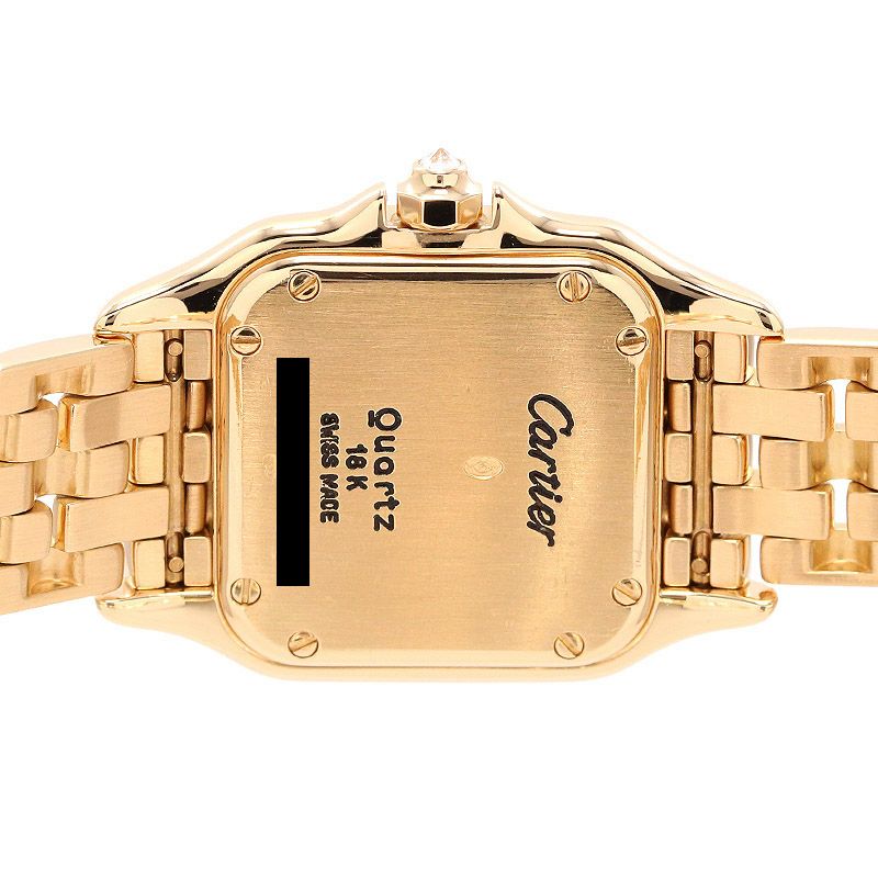 中古】CARTIER PANTHERE SMALL MODEL NATURAL STONE DIAL