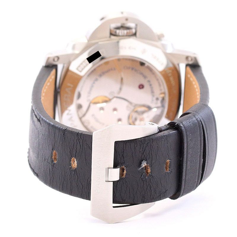 中古】OFFICINE PANERAI LUMINOR 1950 8 DAYS GMT 44MM オフィチーネ 