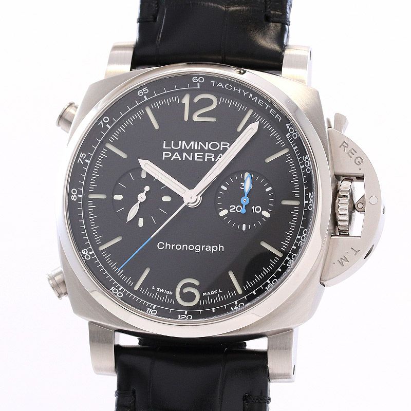 時計 OFFICINE PANERAI Luminor 44mm 中古】OFFICINE PANERAI LUMINOR CHRONO 44MM オフィチーネ