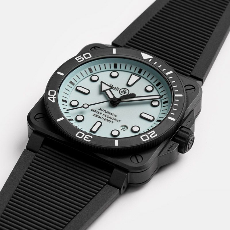 Bell ＆ Ross BR 03 DIVER FULL LUM CERAMIC ベル＆ロス BR 03 ダイバー フルラム セラミック BR03A-D-LM-CE/SRB