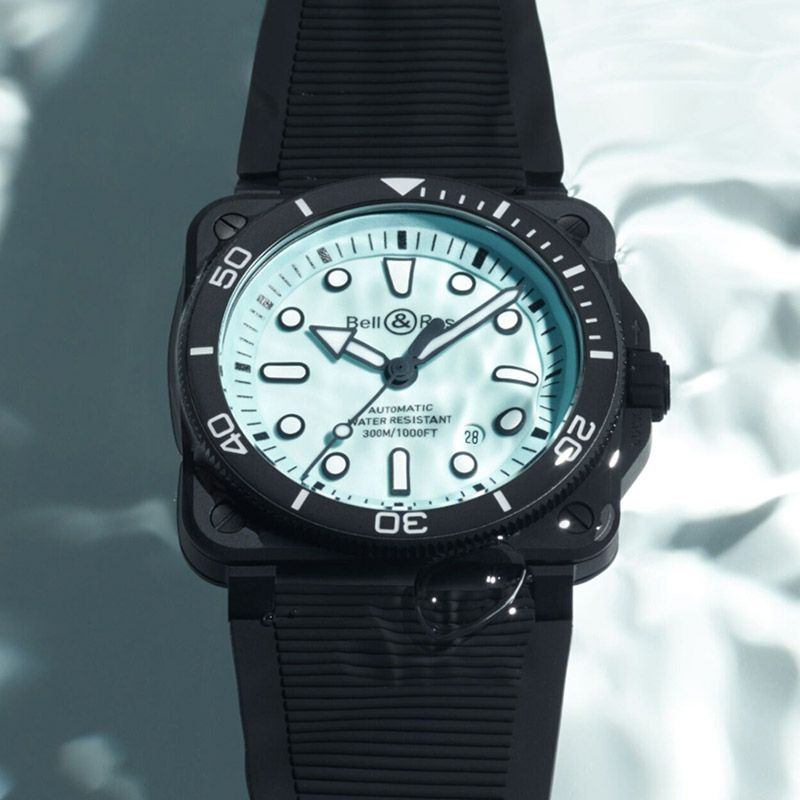 Bell ＆ Ross BR 03 DIVER FULL LUM CERAMIC ベル＆ロス BR 03 ダイバー フルラム セラミック BR03A-D-LM-CE/SRB