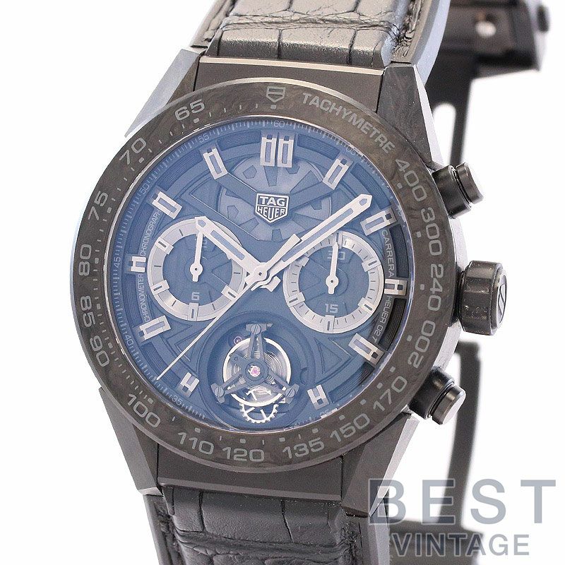 中古】TAG HEUER CARRERA CALIBRE HEUER 02T TOURBILLON PHANTOM タグ・ホイヤー カレラ キャリバー  ホイヤー02T カーボン トゥールビヨン ファントム 45MM CAR5A8P.FC6415｜ヴィンテージブランド｜時計・腕時計の通販サイトBEST  ISHIDA（正規・中古販売店）