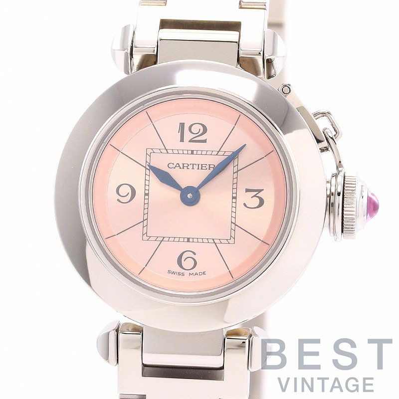 【中古】CARTIER MISS PASHA 27MM カルティエ ミス パシャ 27MM W3140008