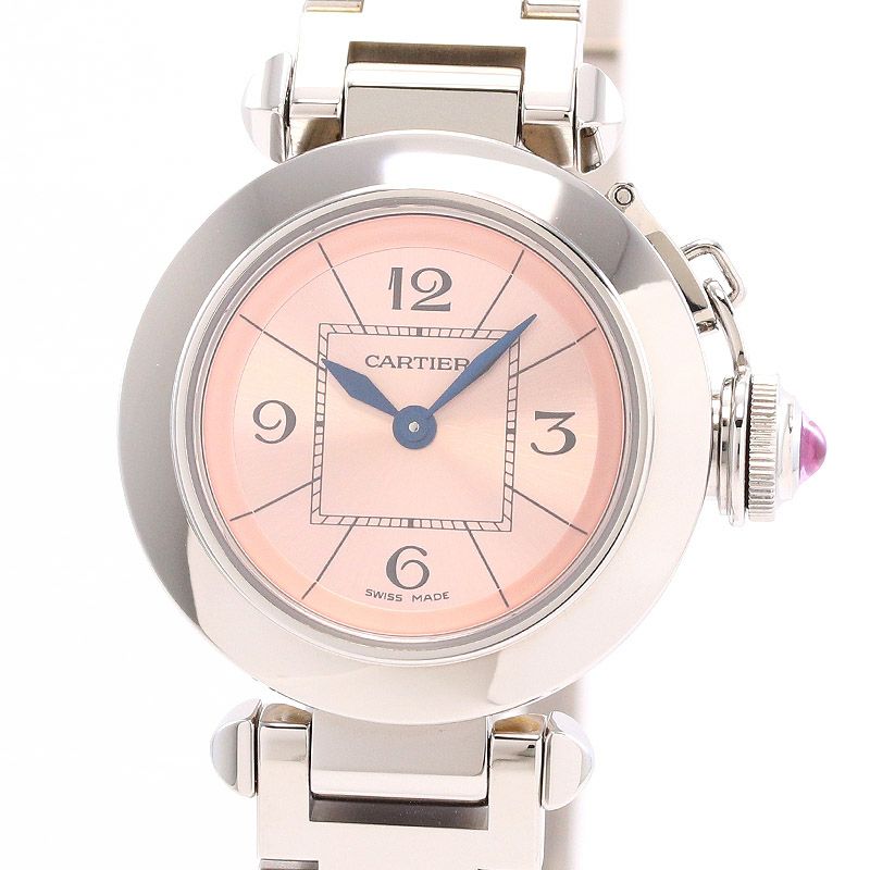 中古】CARTIER MISS PASHA 27MM カルティエ ミス パシャ 27MM W3140008 