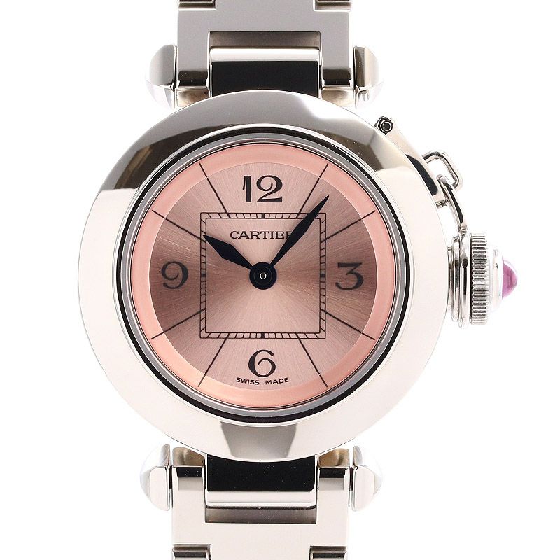 【中古】CARTIER MISS PASHA 27MM カルティエ ミス パシャ 27MM W3140008