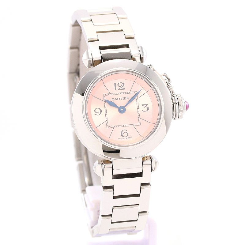 【中古】CARTIER MISS PASHA 27MM カルティエ ミス パシャ 27MM W3140008