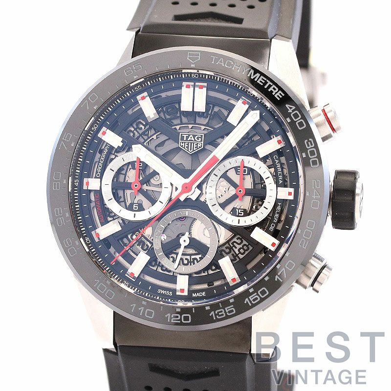 【中古】TAG HEUER CARRERA CALIBRE HEUER 02 CHRONOGRAPH 43MM タグ・ホイヤー カレラ キャリバー ホイヤー02 クロノグラフ 43MM CBG2010.FT6143