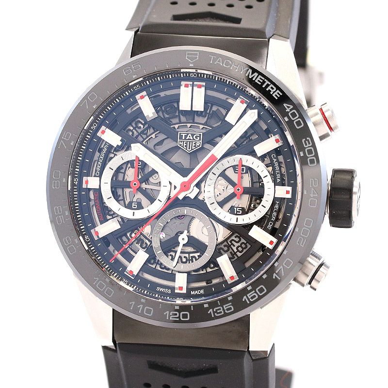 【中古】TAG HEUER CARRERA CALIBRE HEUER 02 CHRONOGRAPH 43MM タグ・ホイヤー カレラ キャリバー ホイヤー02 クロノグラフ 43MM CBG2010.FT6143