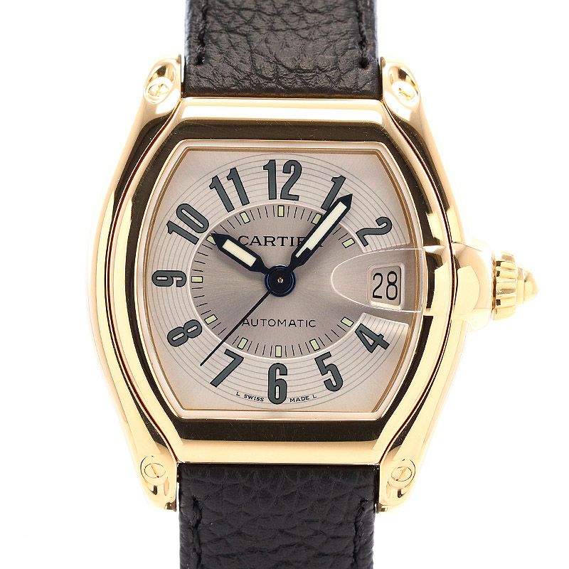 Cartier カルティエ ロードスター ドゥ カルティエ W62025V3 CARTIER/カルティエ】 ロードスターLM W62025V3 仕上げ済 腕時計