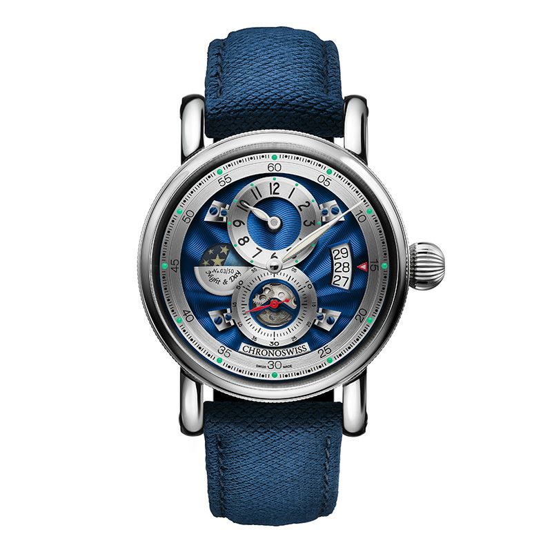 CHRONOSWISS FLYING REGULATOR NIGHT AND DAY MIDNIGHT クロノスイス フライング レギュレーター ナイト&デイ ミッドナイト CH-8763.1-BLSI2