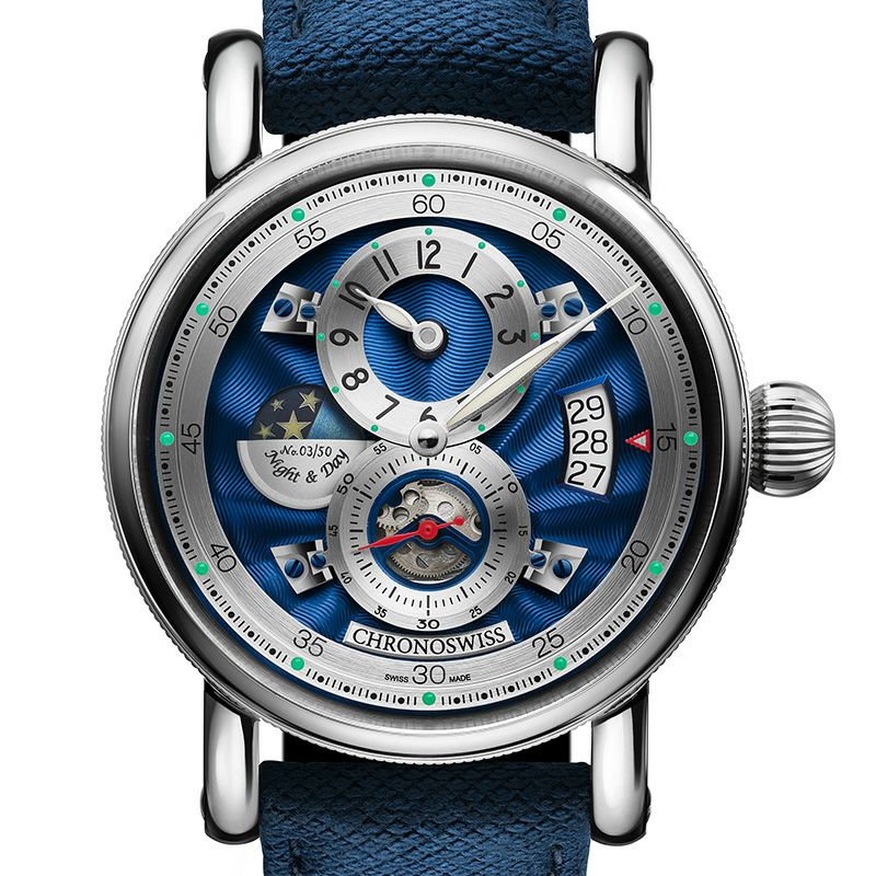 CHRONOSWISS FLYING REGULATOR NIGHT AND DAY MIDNIGHT クロノスイス フライング レギュレーター ナイト&デイ ミッドナイト CH-8763.1-BLSI2