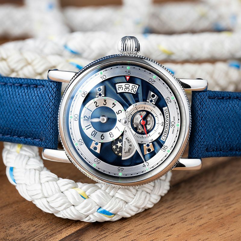 CHRONOSWISS FLYING REGULATOR NIGHT AND DAY MIDNIGHT クロノスイス フライング レギュレーター ナイト&デイ ミッドナイト CH-8763.1-BLSI2