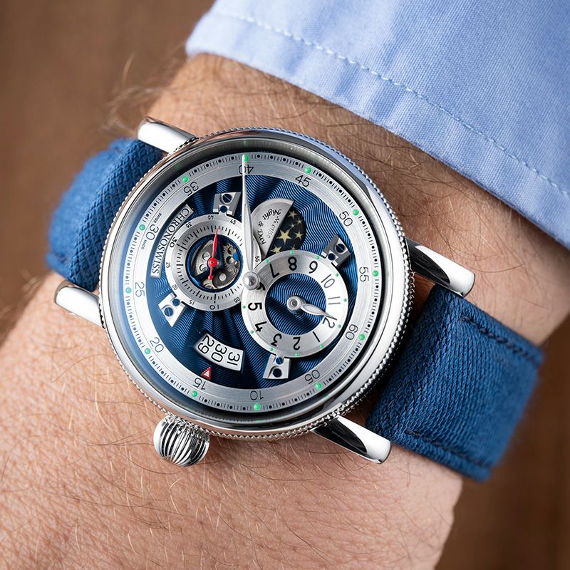 CHRONOSWISS FLYING REGULATOR NIGHT AND DAY MIDNIGHT クロノスイス フライング レギュレーター ナイト&デイ ミッドナイト CH-8763.1-BLSI2