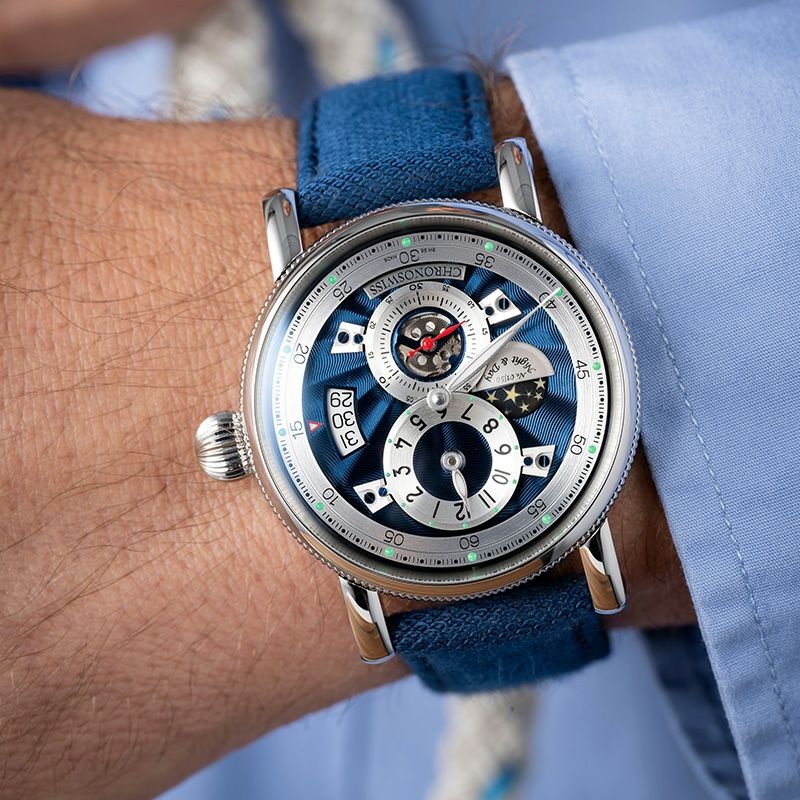 CHRONOSWISS FLYING REGULATOR NIGHT AND DAY MIDNIGHT クロノスイス フライング レギュレーター ナイト&デイ ミッドナイト CH-8763.1-BLSI2