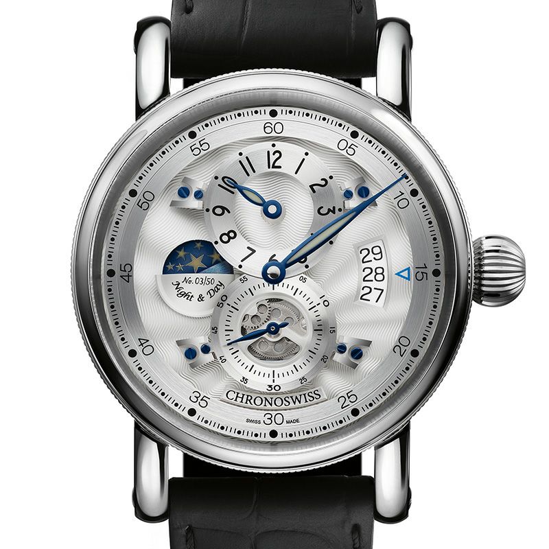 CHRONOSWISS FLYING REGULATOR NIGHT AND DAY WHITEOUT クロノスイス フライング レギュレーター ナイト&デイ ホワイトアウト CH-8763.1-SISI2