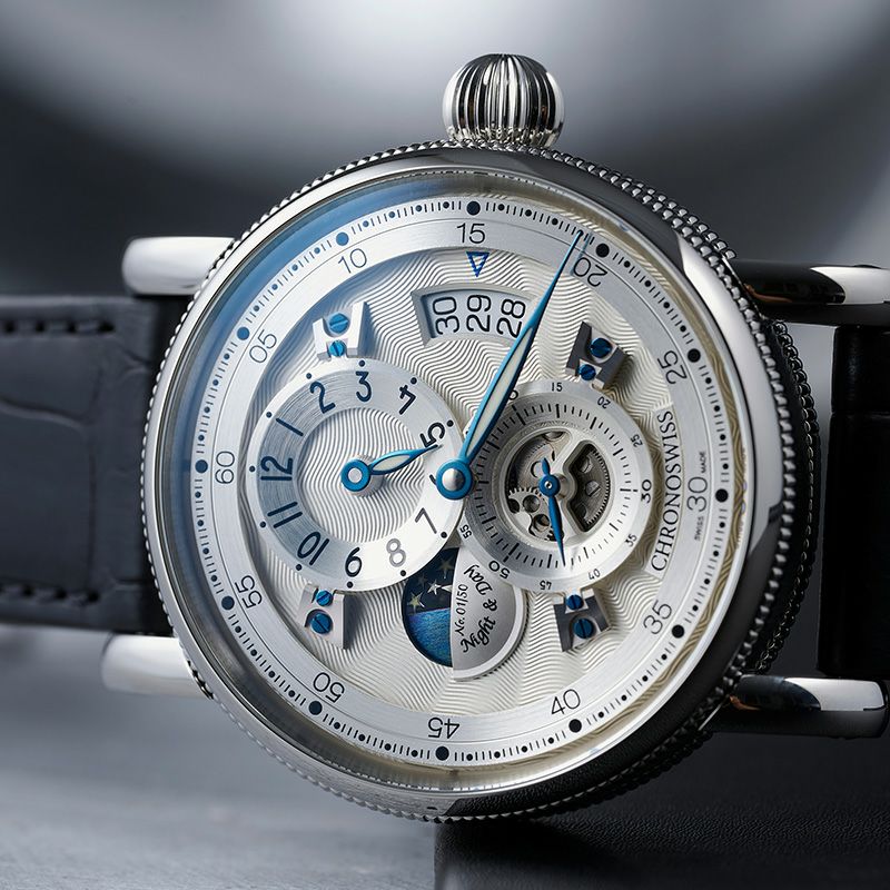 CHRONOSWISS FLYING REGULATOR NIGHT AND DAY WHITEOUT クロノスイス フライング レギュレーター ナイト&デイ ホワイトアウト CH-8763.1-SISI2