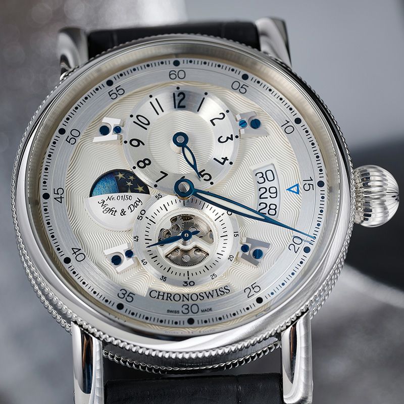 CHRONOSWISS FLYING REGULATOR NIGHT AND DAY WHITEOUT クロノスイス フライング レギュレーター ナイト&デイ ホワイトアウト CH-8763.1-SISI2