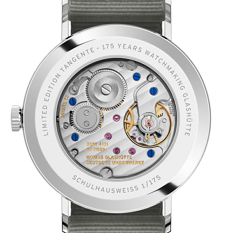 NOMOS GLASHUETTE Tangente 38 Date SCHULHAUSWEISS ノモス グラスヒュッテ タンジェント 38 デイト SCHULHAUSWEISS NM179.S11