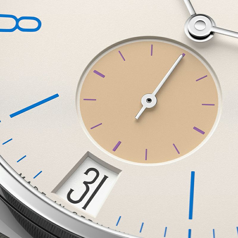 NOMOS GLASHUETTE Tangente 38 Date SCHULHAUSWEISS ノモス