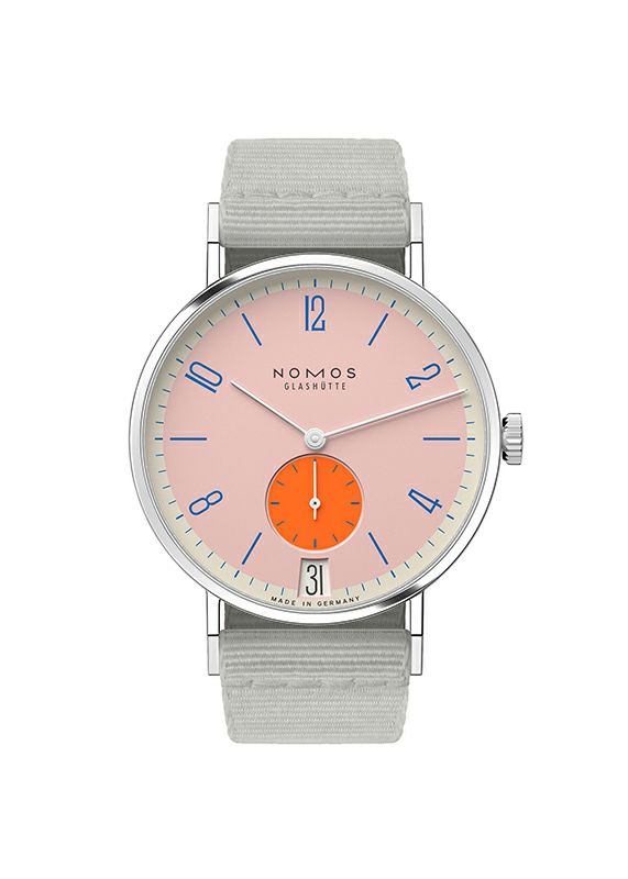 NOMOS GLASHUETTE Tangente 38 Date FLAMINGOPINK ノモス グラスヒュッテ タンジェント 38 デイト FLAMINGOPINK NM179.S12