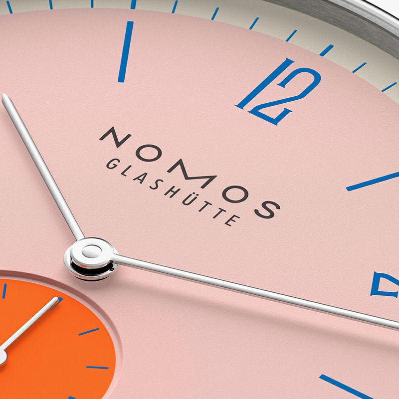 NOMOS GLASHUETTE Tangente 38 Date FLAMINGOPINK ノモス グラスヒュッテ タンジェント 38 デイト FLAMINGOPINK NM179.S12