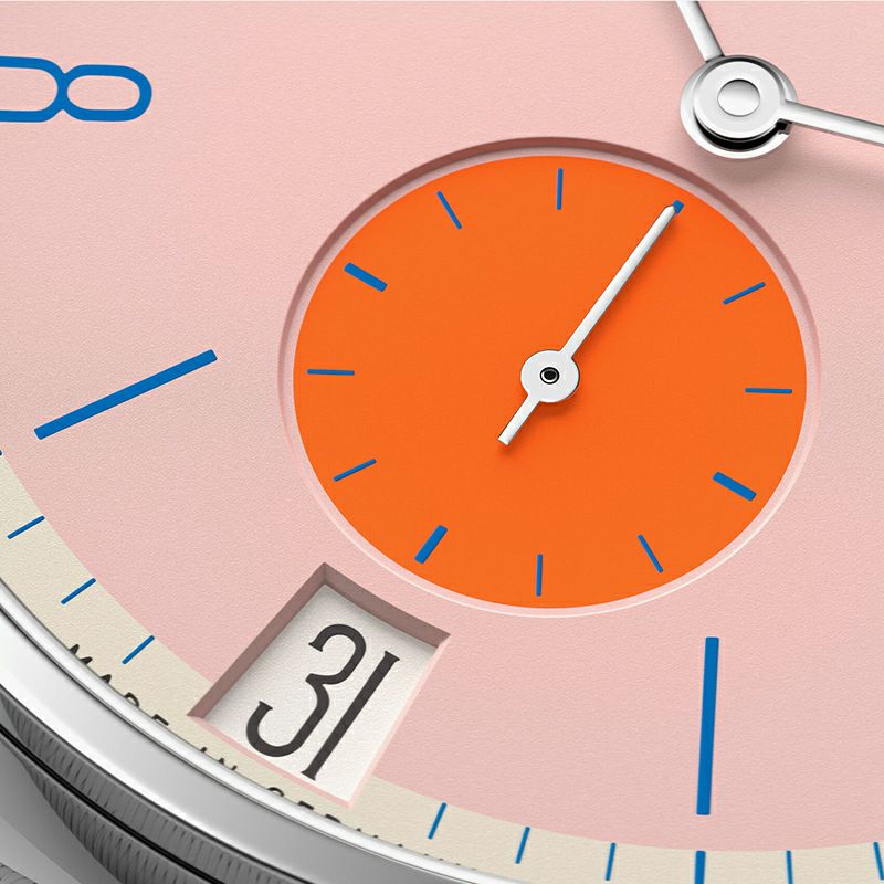 NOMOS GLASHUETTE Tangente 38 Date FLAMINGOPINK ノモス グラスヒュッテ タンジェント 38 デイト FLAMINGOPINK NM179.S12