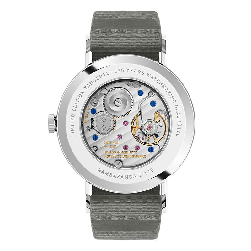 NOMOS GLASHUETTE Tangente 38 Date RAMBAZAMBA ノモス グラスヒュッテ タンジェント 38 デイト RAMBAZAMBA NM179.S14