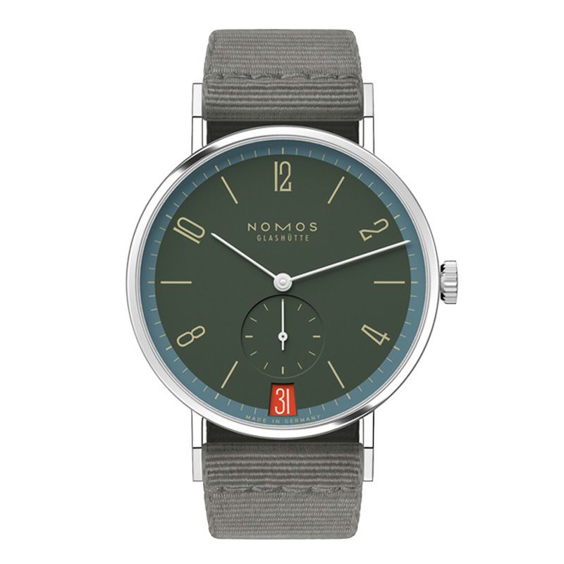 NOMOS GLASHUETTE Tangente 38 Date LAKRITZE ノモス グラスヒュッテ  
