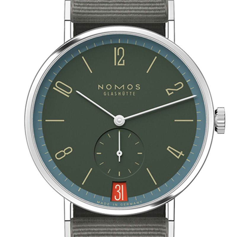 NOMOS GLASHUETTE Tangente 38 Date LAKRITZE ノモス グラスヒュッテ タンジェント 38 デイト LAKRITZE NM179.S18