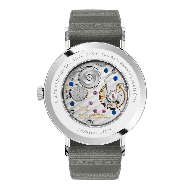 NOMOS GLASHUETTE Tangente 38 Date LAKRITZE ノモス グラスヒュッテ タンジェント 38 デイト LAKRITZE NM179.S18