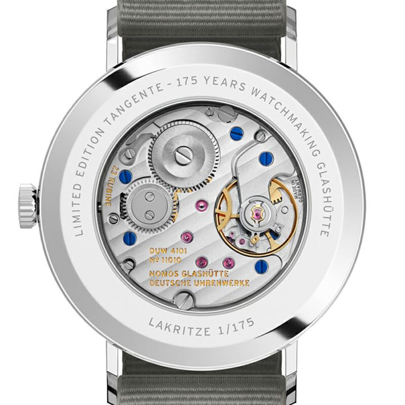 NOMOS GLASHUETTE Tangente 38 Date LAKRITZE ノモス グラスヒュッテ タンジェント 38 デイト LAKRITZE NM179.S18