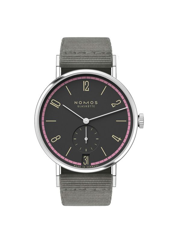 NOMOS GLASHUETTE Tangente 38 Date TIEFSEEGRAU ノモス グラスヒュッテ タンジェント 38 デイト TIEFSEEGRAU NM179.S19