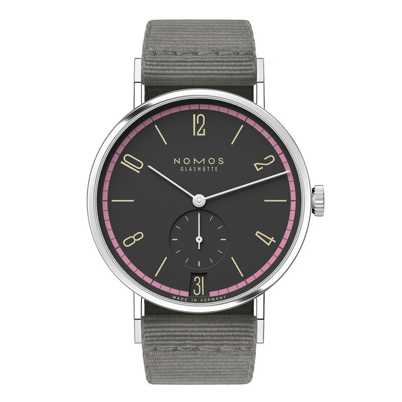NOMOS GLASHUETTE Tangente 38 Date TIEFSEEGRAU ノモス グラスヒュッテ タンジェント 38 デイト TIEFSEEGRAU NM179.S19