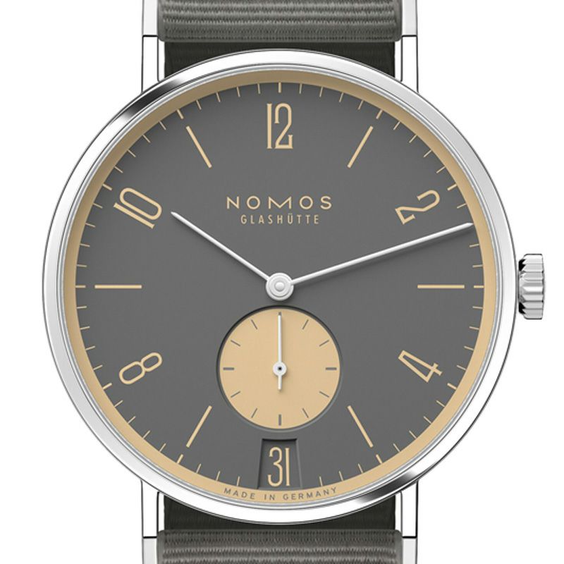 NOMOS GLASHUETTE Tangente 38 Date HAIFISCHGRAU ノモス グラスヒュッテ タンジェント 38 デイト HAIFISCHGRAU NM179.S20
