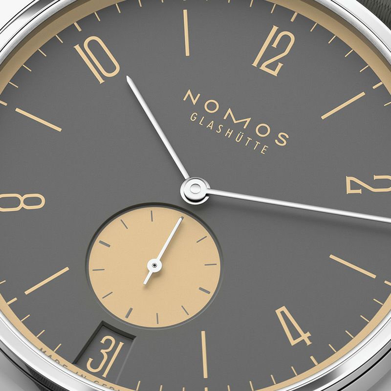 NOMOS GLASHUETTE Tangente 38 Date HAIFISCHGRAU ノモス グラスヒュッテ タンジェント 38 デイト HAIFISCHGRAU NM179.S20