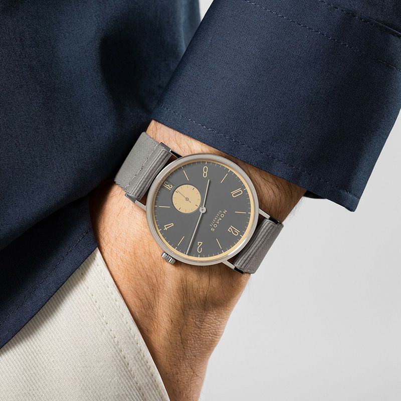 NOMOS GLASHUETTE Tangente 38 Date HAIFISCHGRAU ノモス グラスヒュッテ タンジェント 38 デイト HAIFISCHGRAU NM179.S20