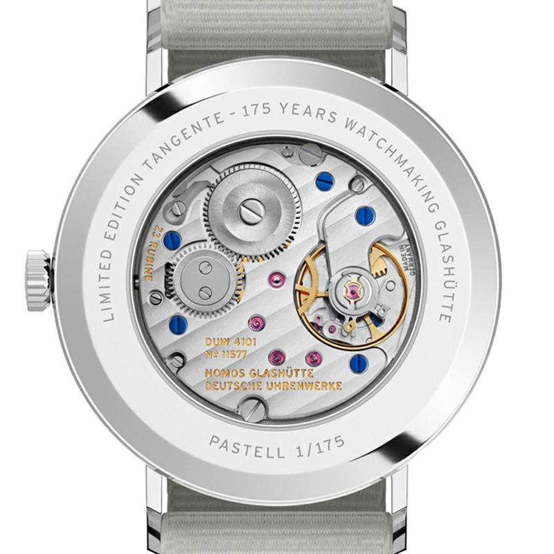 NOMOS GLASHUETTE Tangente 38 Date PASTELL ノモス グラスヒュッテ タンジェント 38 デイト PASTELL NM179.S21