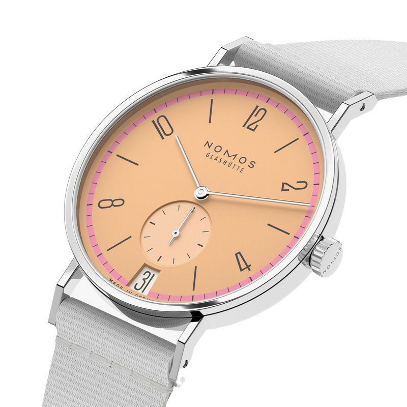 NOMOS GLASHUETTE Tangente 38 Date PASTELL ノモス グラスヒュッテ タンジェント 38 デイト PASTELL NM179.S21