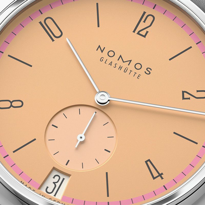 NOMOS GLASHUETTE Tangente 38 Date PASTELL ノモス グラスヒュッテ タンジェント 38 デイト PASTELL NM179.S21