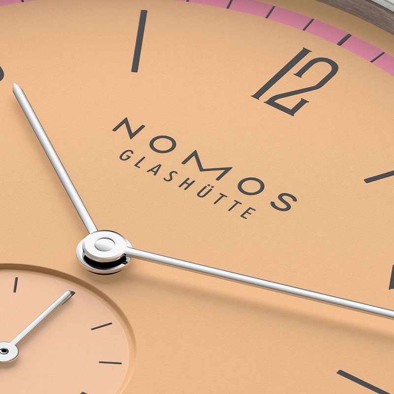 NOMOS GLASHUETTE Tangente 38 Date PASTELL ノモス グラスヒュッテ タンジェント 38 デイト PASTELL NM179.S21
