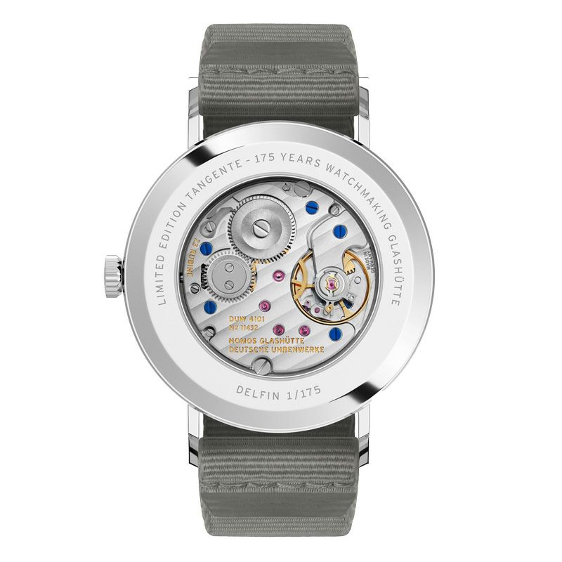 NOMOS GLASHUETTE Tangente 38 Date DELFIN ノモス グラスヒュッテ タンジェント 38 デイト DELFIN NM179.S22