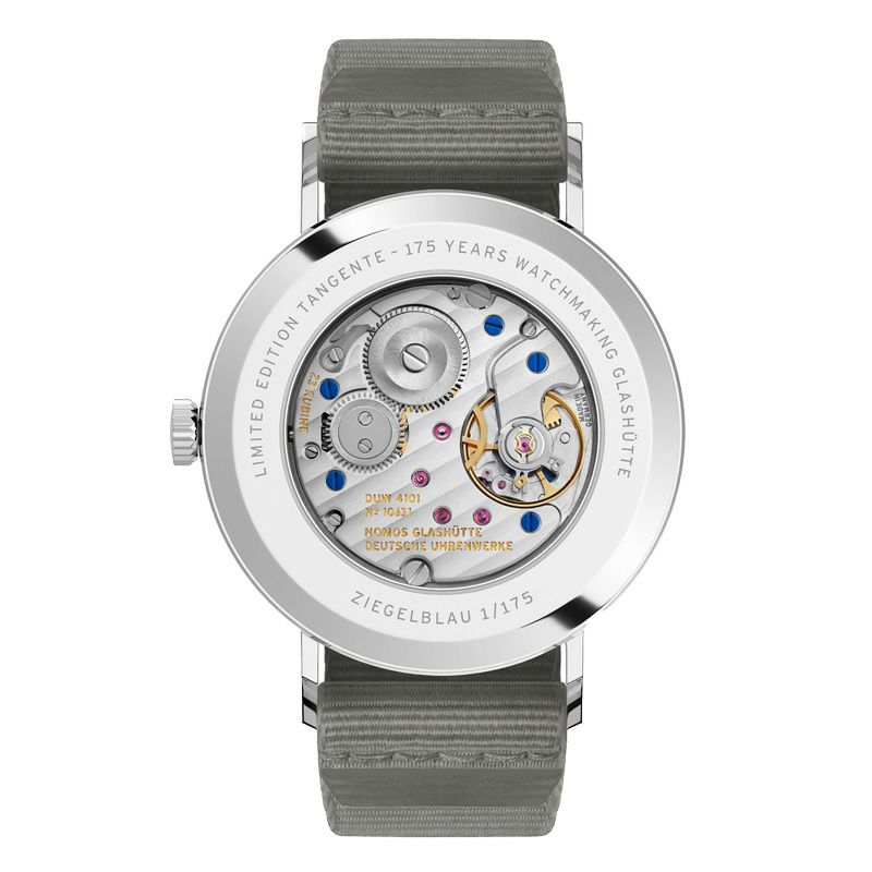 NOMOS GLASHUETTE Tangente 38 Date ZIEGELBLAU ノモス グラスヒュッテ タンジェント 38 デイト ZIEGELBLAU NM179.S27