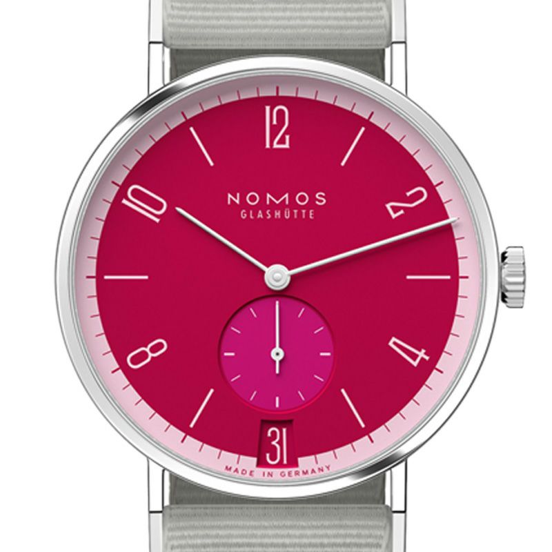 NOMOS GLASHUETTE Tangente 38 Date CHILI ノモス グラスヒュッテ タンジェント 38 デイト CHILI NM179.S30