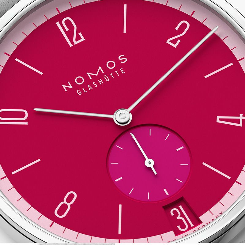 NOMOS GLASHUETTE Tangente 38 Date CHILI ノモス グラスヒュッテ タンジェント 38 デイト CHILI NM179.S30