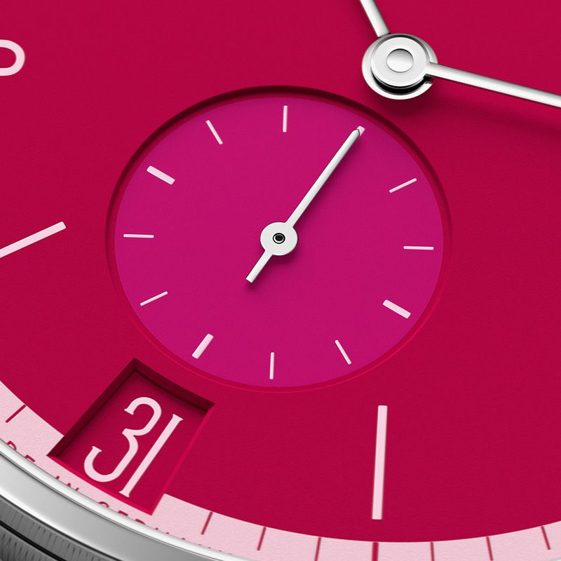 NOMOS GLASHUETTE Tangente 38 Date CHILI ノモス グラスヒュッテ タンジェント 38 デイト CHILI NM179.S30